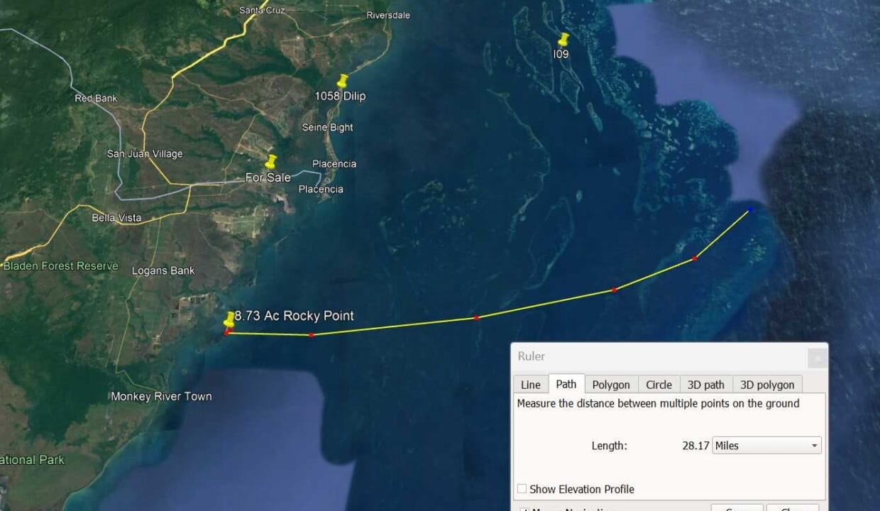 Distance-to-the-Barrier-Reef