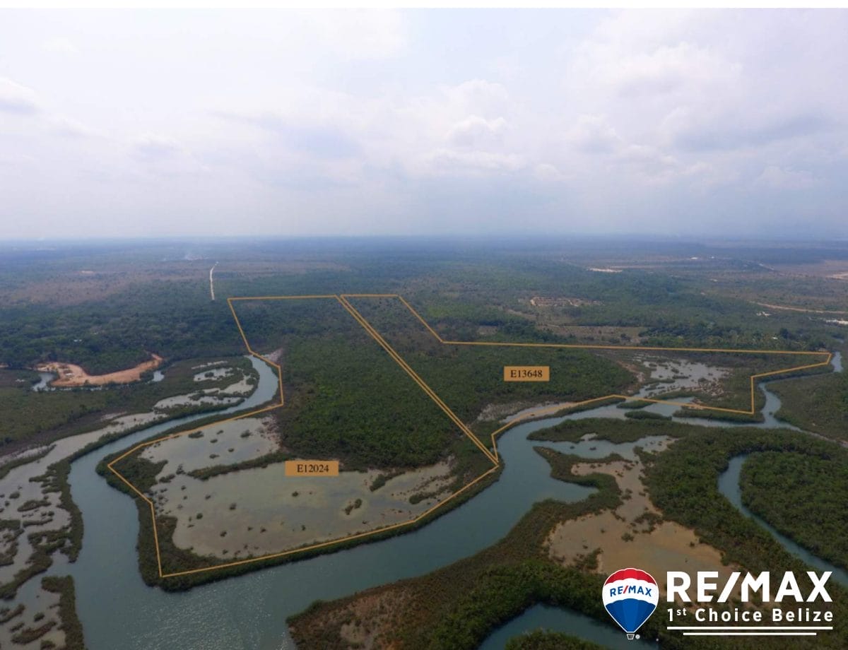 L9603 – 97 acres of prime lagoon water front land